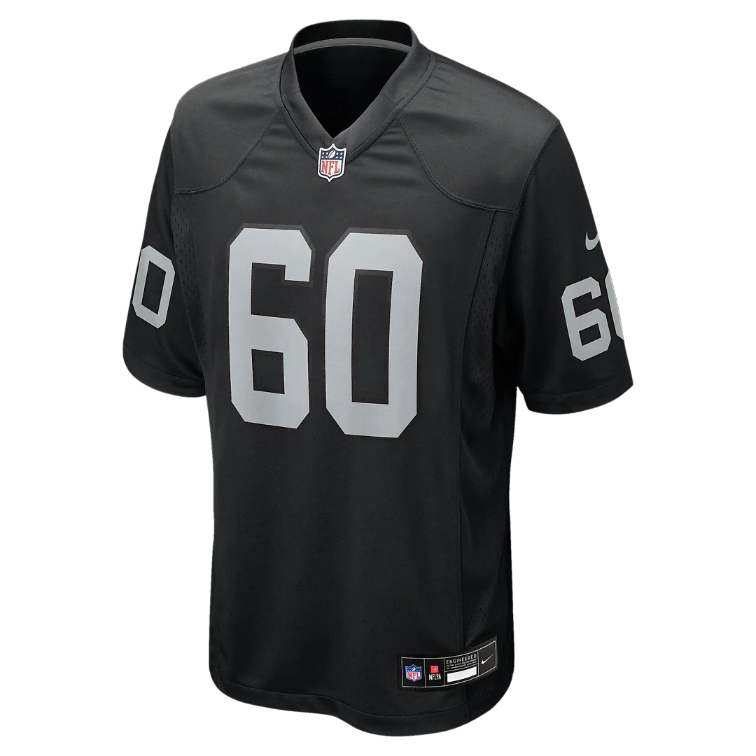 Zennovawear Charles Grant Las Vegas Raiders Team Game Jersey - Black