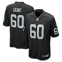 Zennovawear Charles Grant Las Vegas Raiders Team Game Jersey - Black