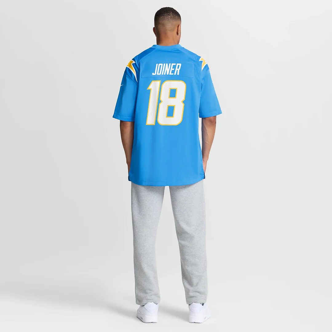 Zennovawear Charlie Joiner Los Angeles Chargers Game Retired Player Jersey - Powder Blue