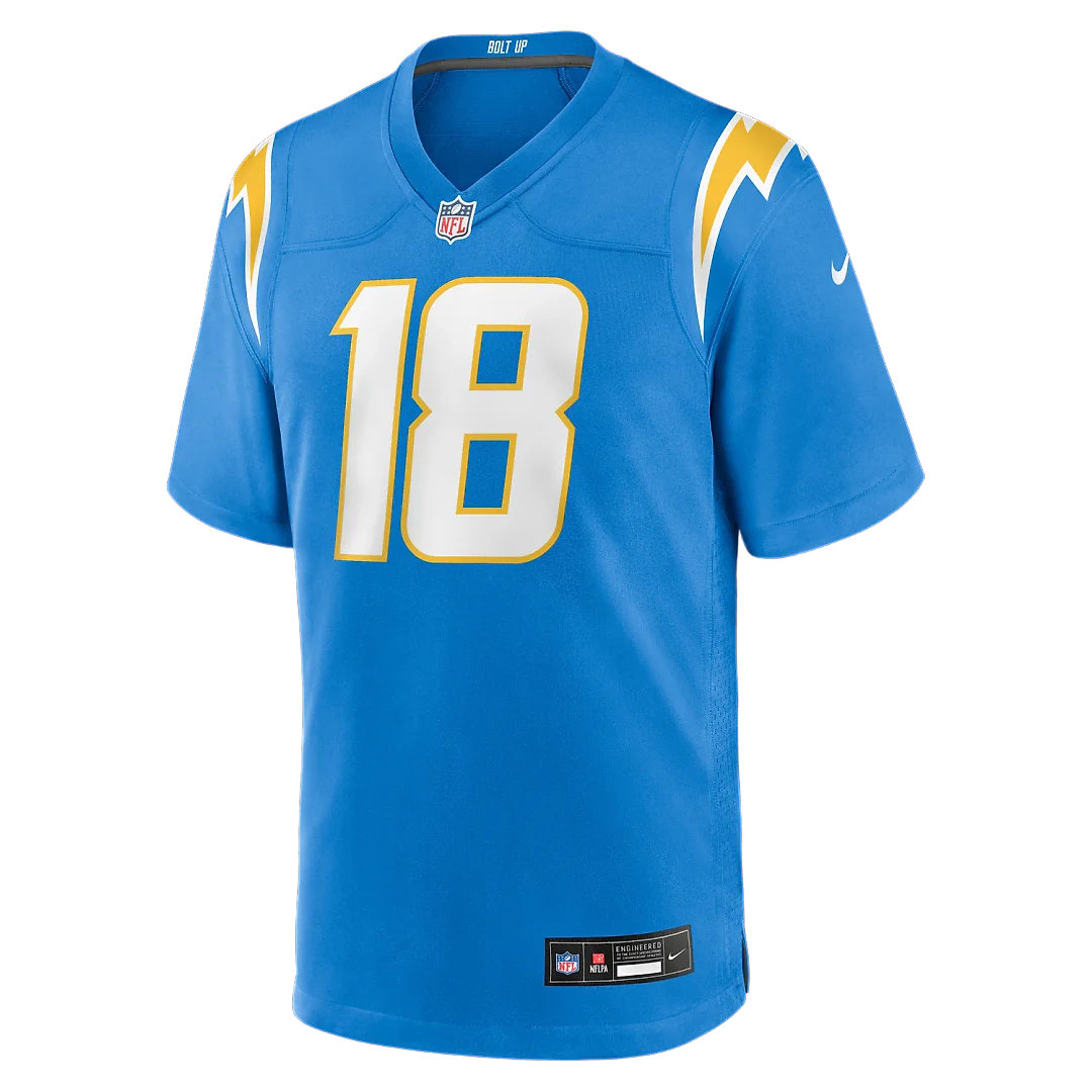Zennovawear Charlie Joiner Los Angeles Chargers Game Retired Player Jersey - Powder Blue
