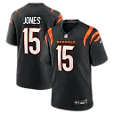 Zennovawear Charlie Jones Cincinnati Bengals Team Game Jersey - Black