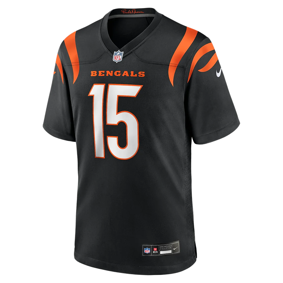 Zennovawear Charlie Jones Cincinnati Bengals Team Game Jersey - Black
