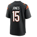 Zennovawear Charlie Jones Cincinnati Bengals Team Game Jersey - Black