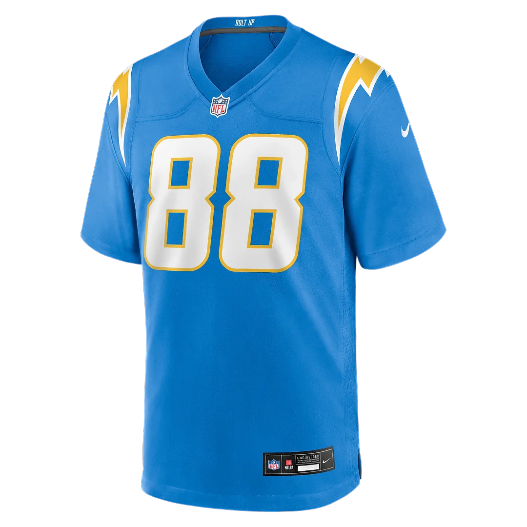 Zennovawear Charlie Kolar Los Angeles Chargers Team Game Jersey - Powder Blue