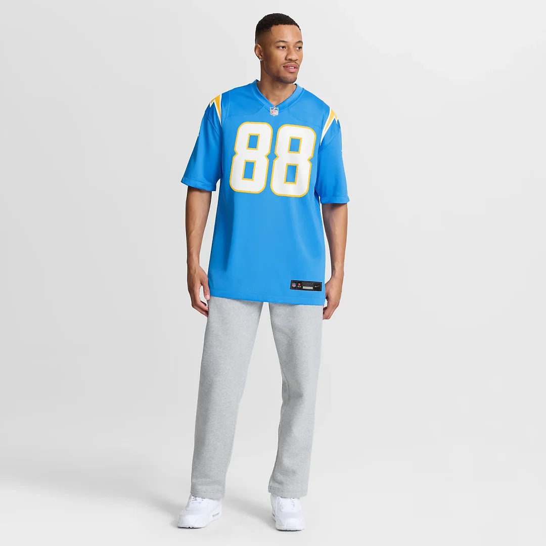 Zennovawear Charlie Kolar Los Angeles Chargers Team Game Jersey - Powder Blue