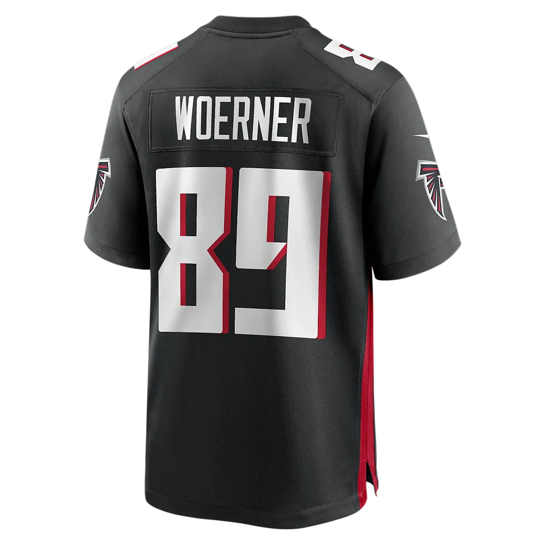 Zennovawear Charlie Woerner Atlanta Falcons Game Jersey - Black