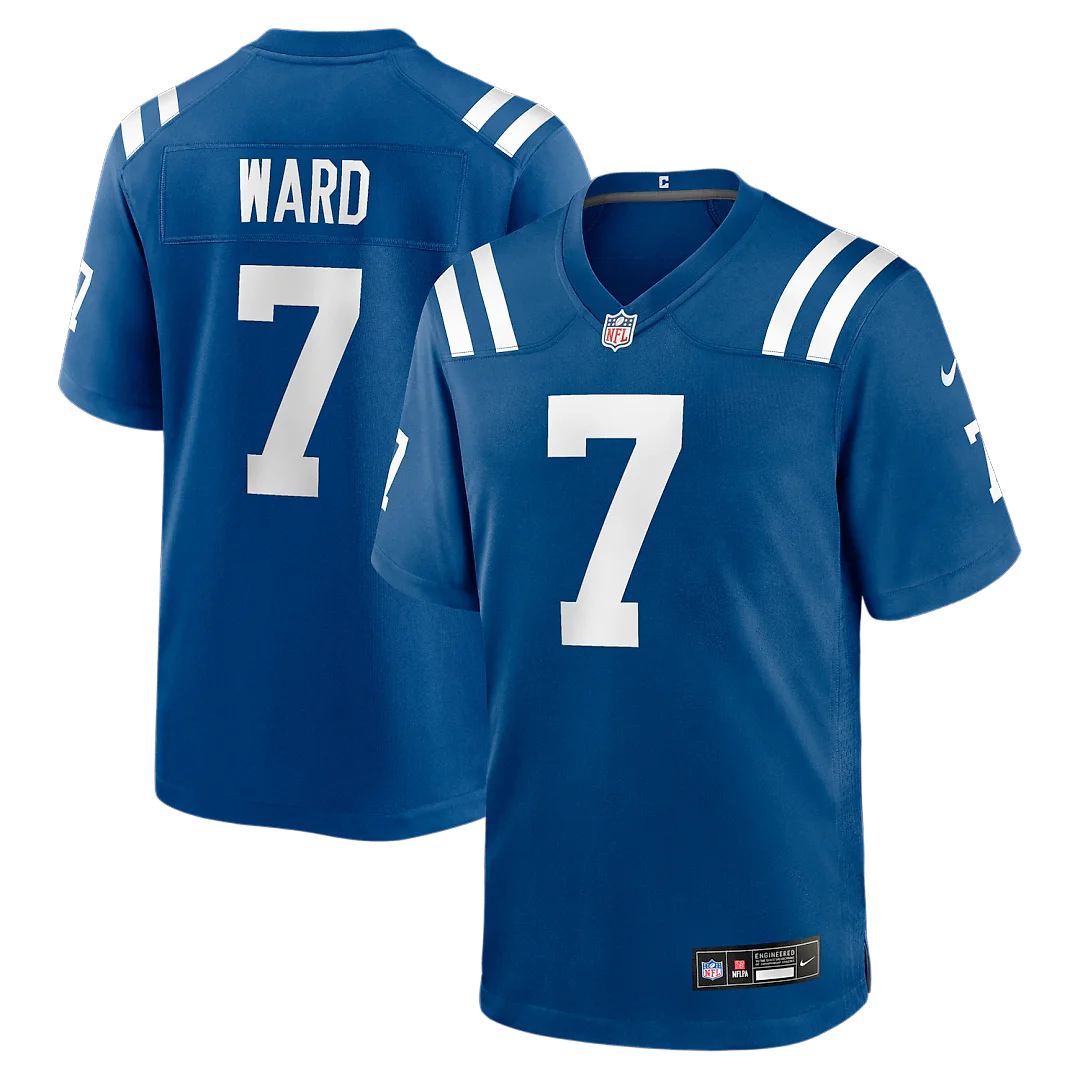 Zennovawear Charvarius Ward Indianapolis Colts Team Game Jersey - Royal