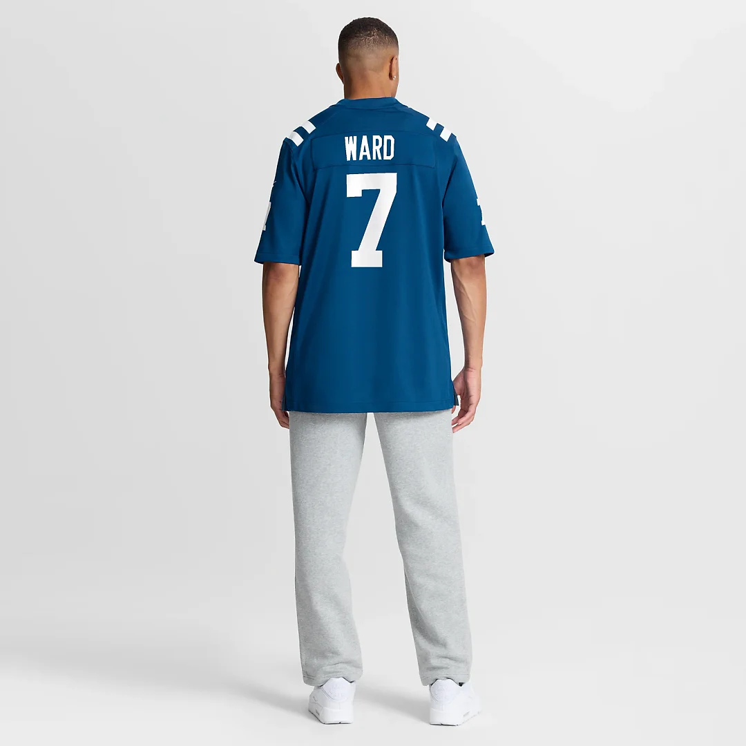 Zennovawear Charvarius Ward Indianapolis Colts Team Game Jersey - Royal