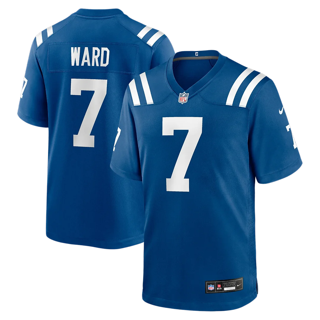 Zennovawear Charvarius Ward Indianapolis Colts Team Game Jersey - Royal