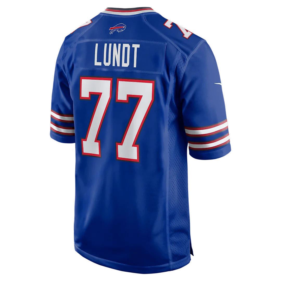 Zennovawear Chase Lundt Buffalo Bills Team Game Jersey - Royal
