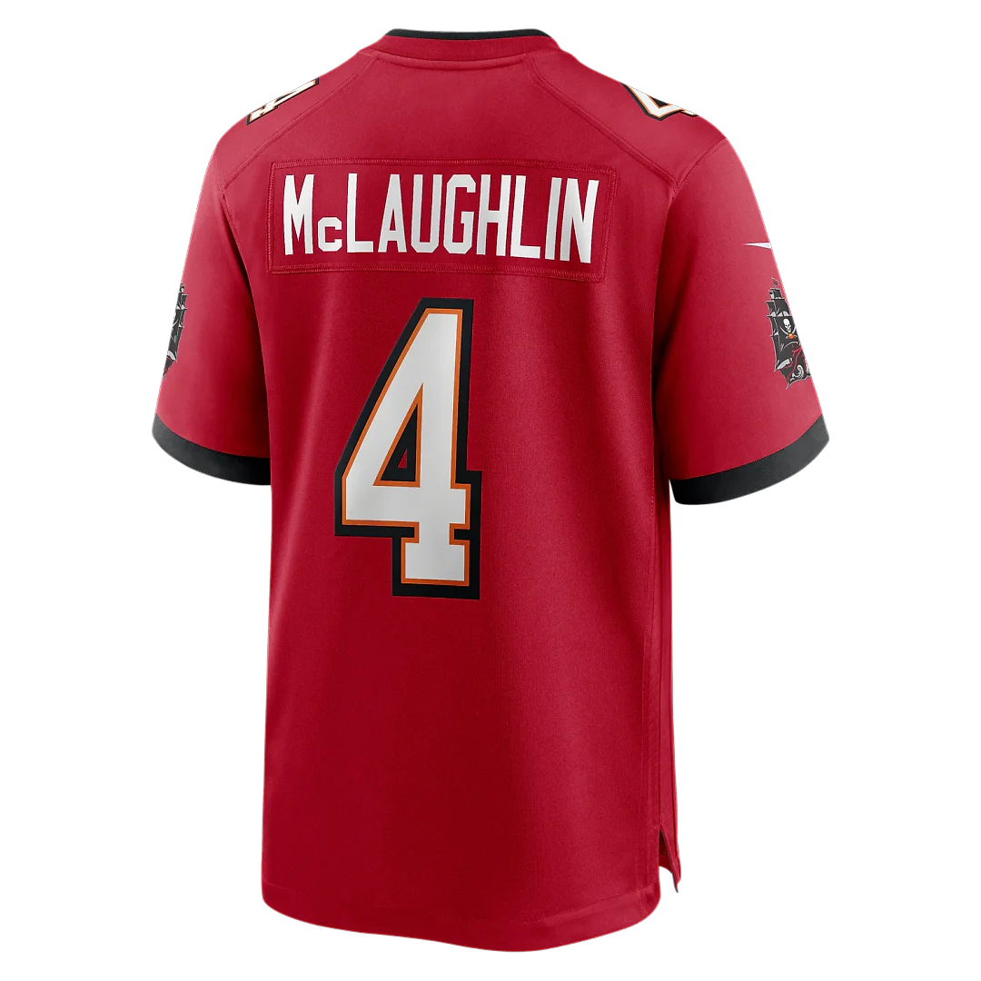 Zennovawear Chase McLaughlin Tampa Bay Buccaneers Game Player Jersey - Red