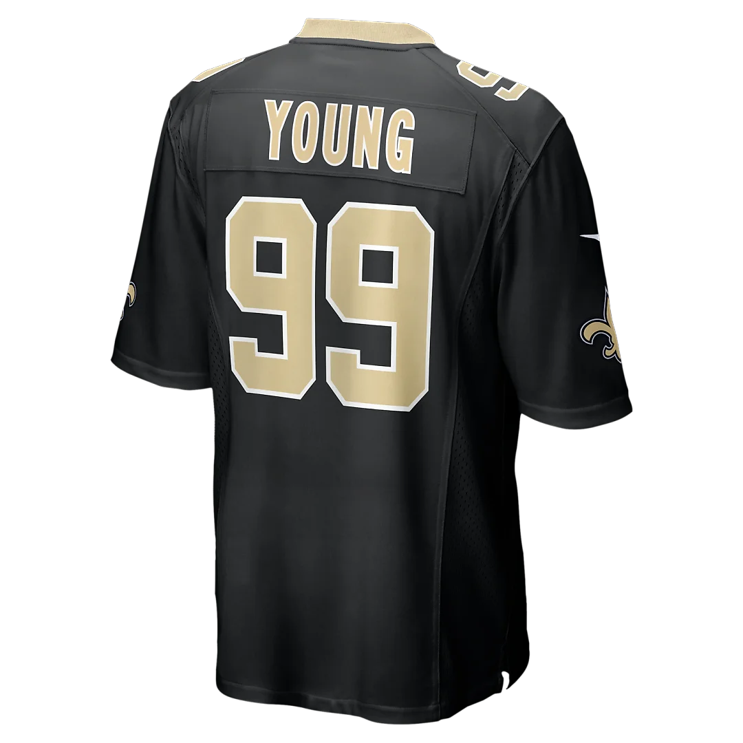 Zennovawear Chase Young New Orleans Saints Game Jersey - Black