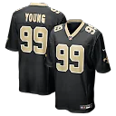 Zennovawear Chase Young New Orleans Saints Game Jersey - Black