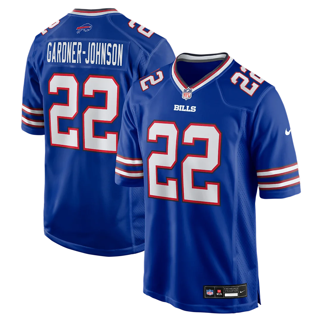 Zennovawear Chauncey Gardner-Johnson Buffalo Bills Team Game Jersey - Royal
