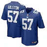 Zennovawear Chauncey Golston New York Giants Team Game Jersey - Royal