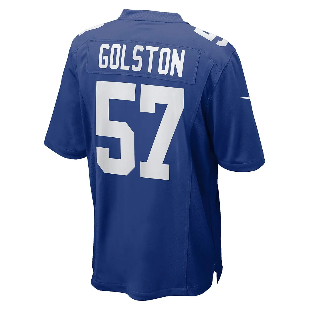 Zennovawear Chauncey Golston New York Giants Team Game Jersey - Royal