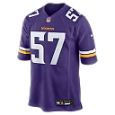 Zennovawear Chaz Chambliss Minnesota Vikings Team Game Jersey - Purple