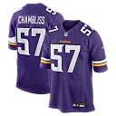 Zennovawear Chaz Chambliss Minnesota Vikings Team Game Jersey - Purple