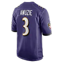 Zennovawear Chidobe Awuzie Baltimore Ravens Team Game Jersey - Purple
