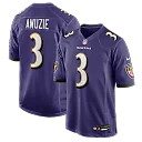 Zennovawear Chidobe Awuzie Baltimore Ravens Team Game Jersey - Purple