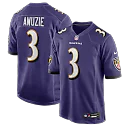 Zennovawear Chidobe Awuzie Baltimore Ravens Team Game Jersey - Purple