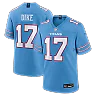 Zennovawear Chimere Dike Tennessee Titans Team Game Jersey - Light Blue