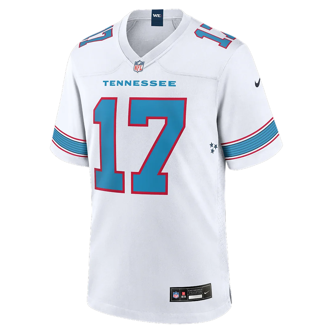 Zennovawear Chimere Dike Tennessee Titans Game Jersey - White
