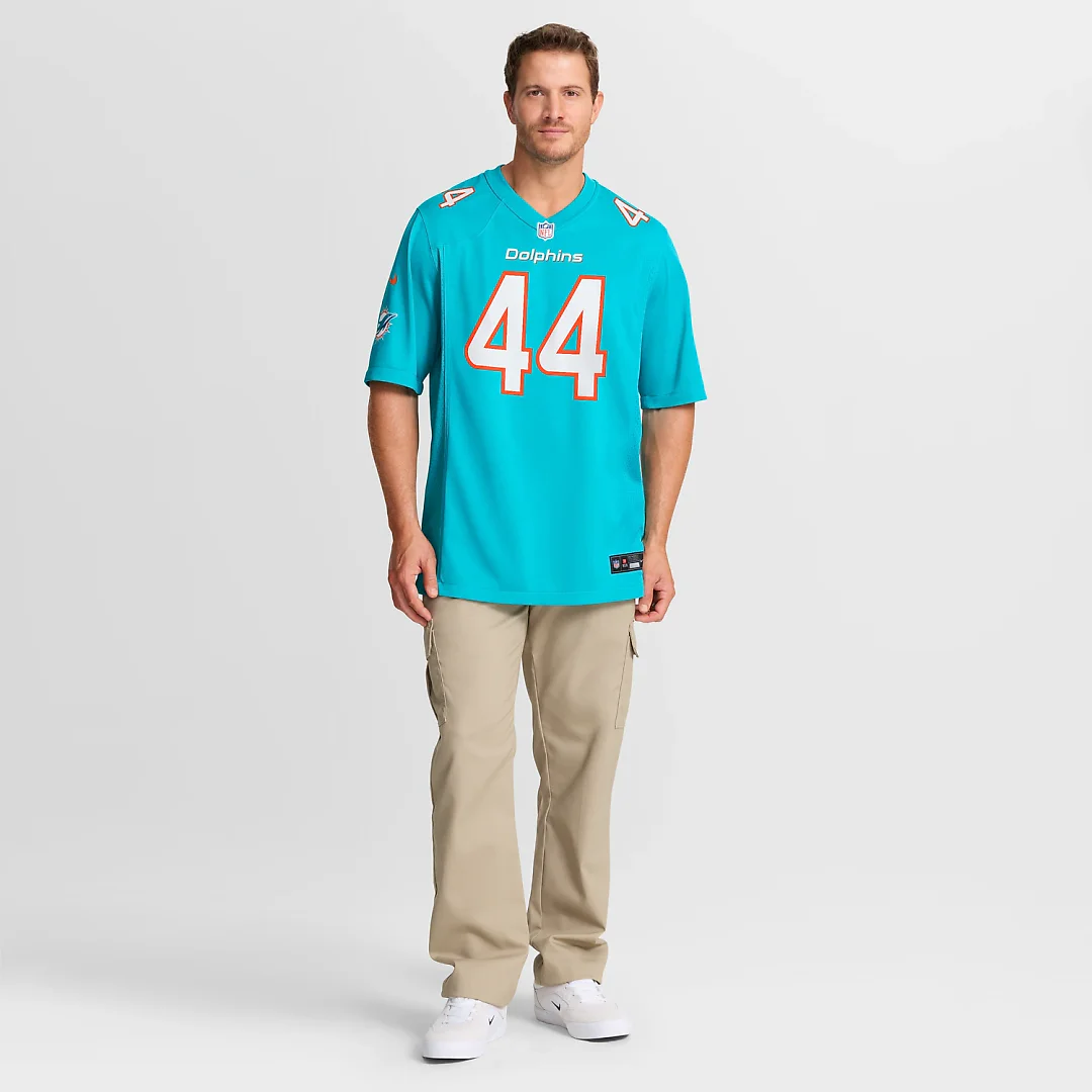 Zennovawear Chop Robinson Miami Dolphins Player Game Jersey - Aqua