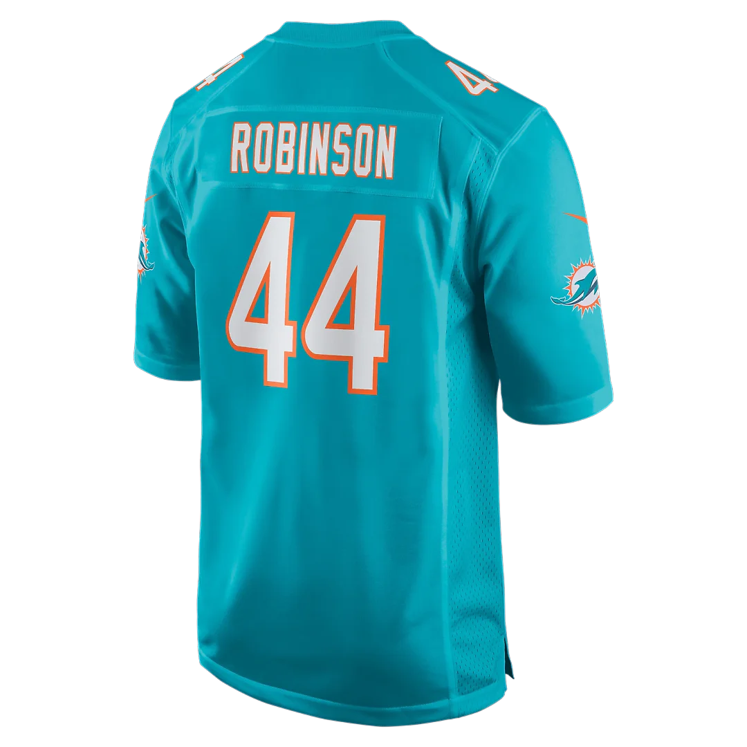 Zennovawear Chop Robinson Miami Dolphins Player Game Jersey - Aqua