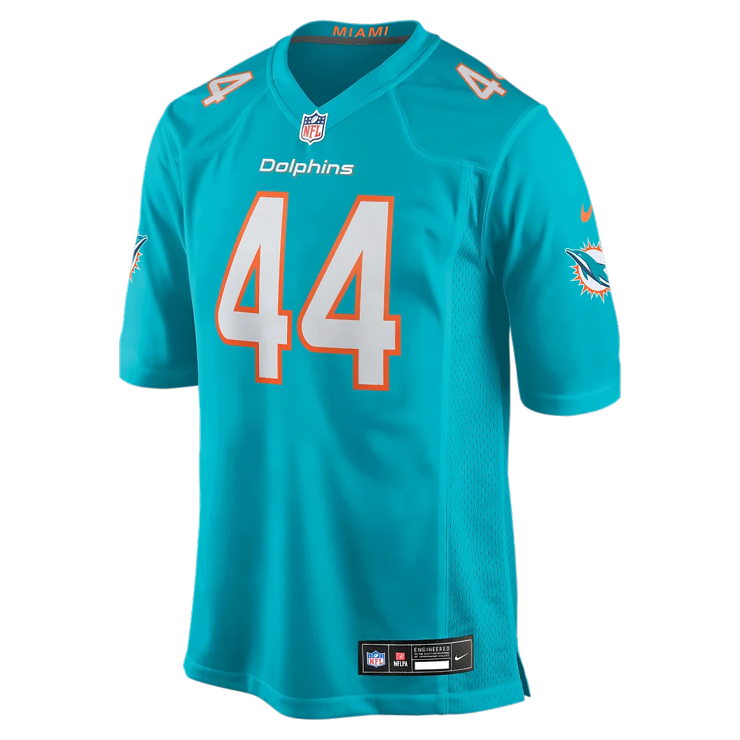 Zennovawear Chop Robinson Miami Dolphins Player Game Jersey - Aqua