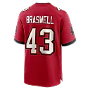 Zennovawear Chris Braswell Tampa Bay Buccaneers Game Jersey - Red