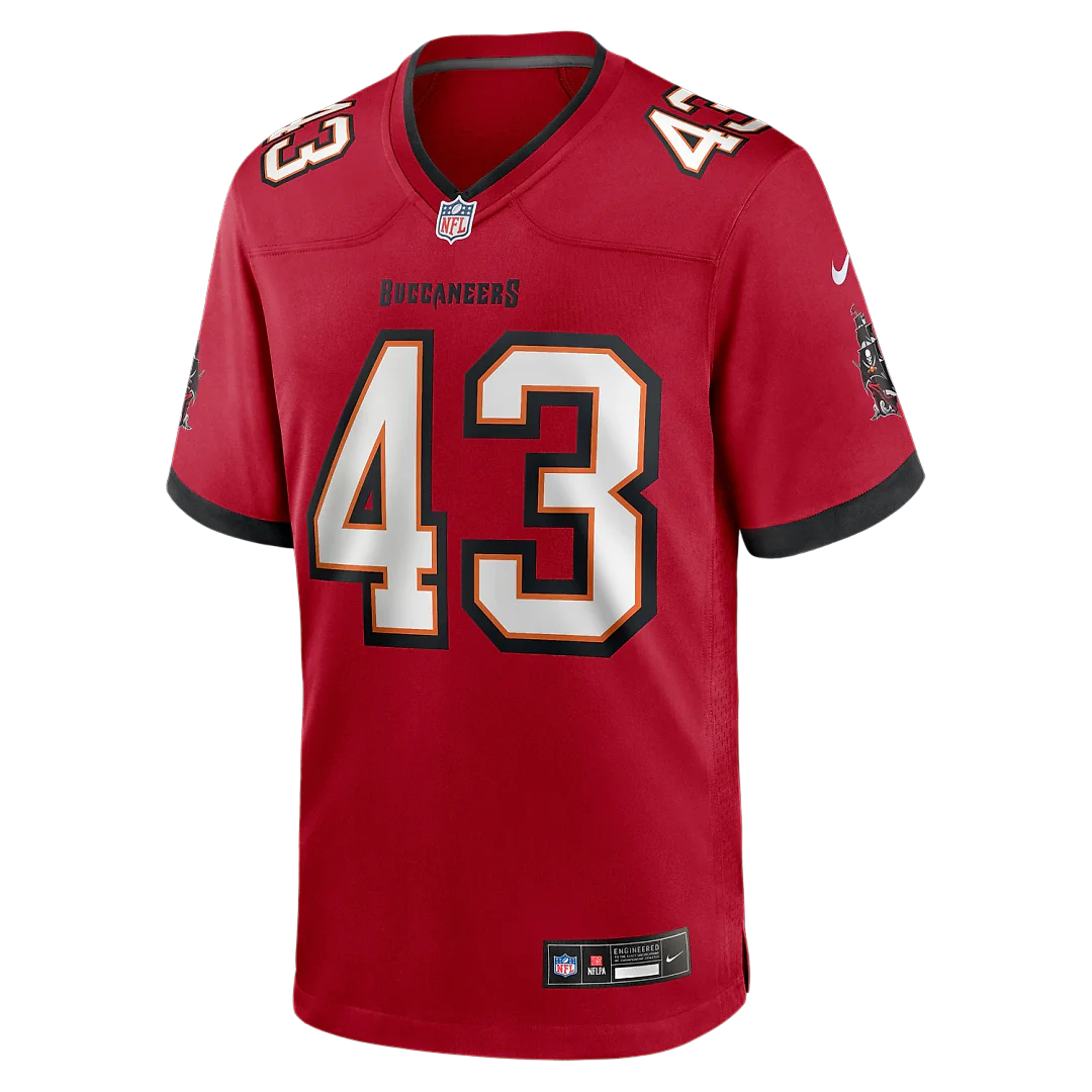 Zennovawear Chris Braswell Tampa Bay Buccaneers Game Jersey - Red