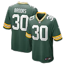 Zennovawear Chris Brooks Green Bay Packers Team Game Jersey - Green