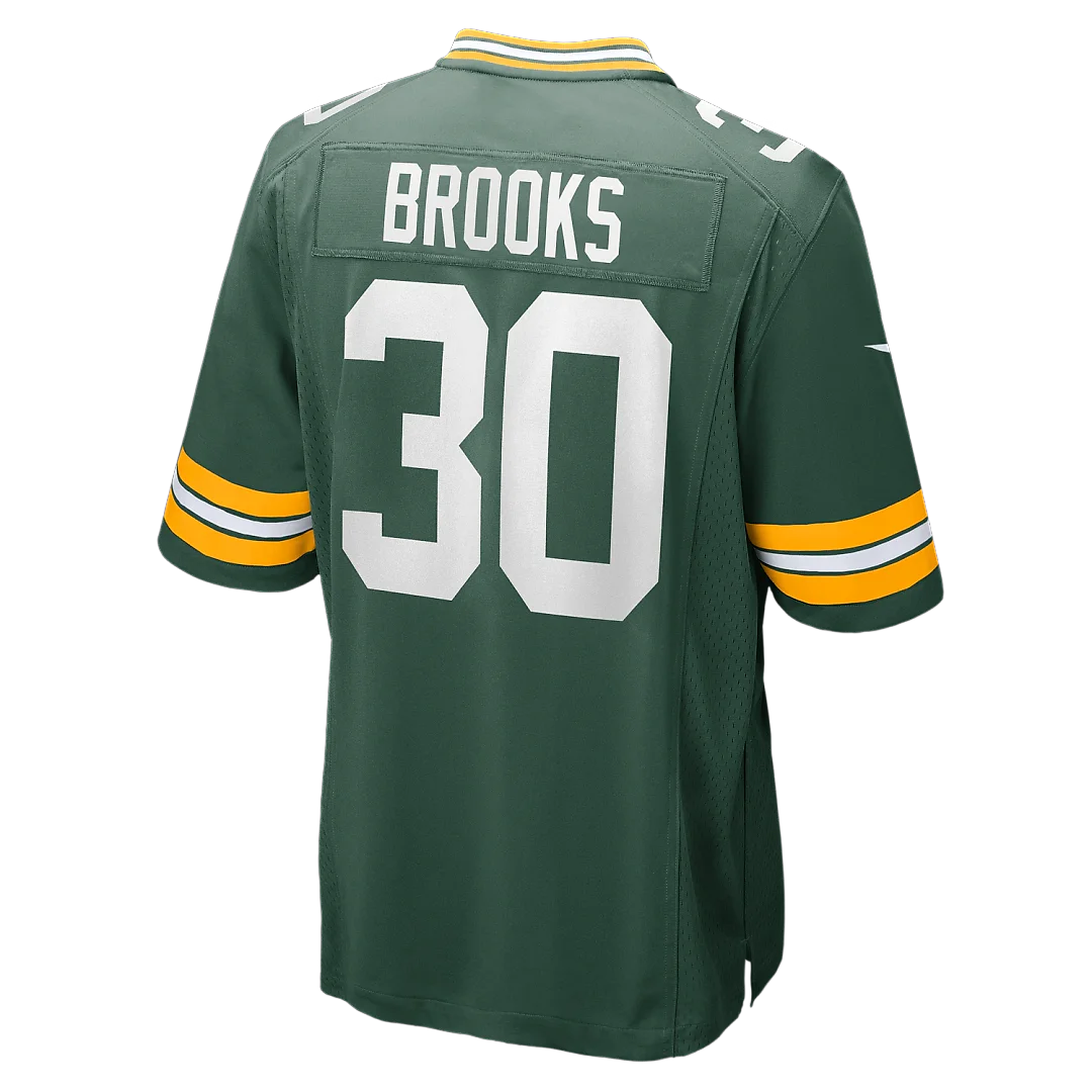 Zennovawear Chris Brooks Green Bay Packers Team Game Jersey - Green