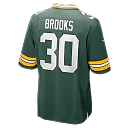 Zennovawear Chris Brooks Green Bay Packers Team Game Jersey - Green