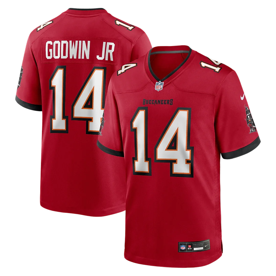 Zennovawear Chris Godwin Jr. Tampa Bay Buccaneers Game Player Jersey - Red