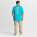 Zennovawear Chris Johnson Miami Dolphins 2026 NFL Draft First Round Pick No. 27 Team Game Jersey - Aqua