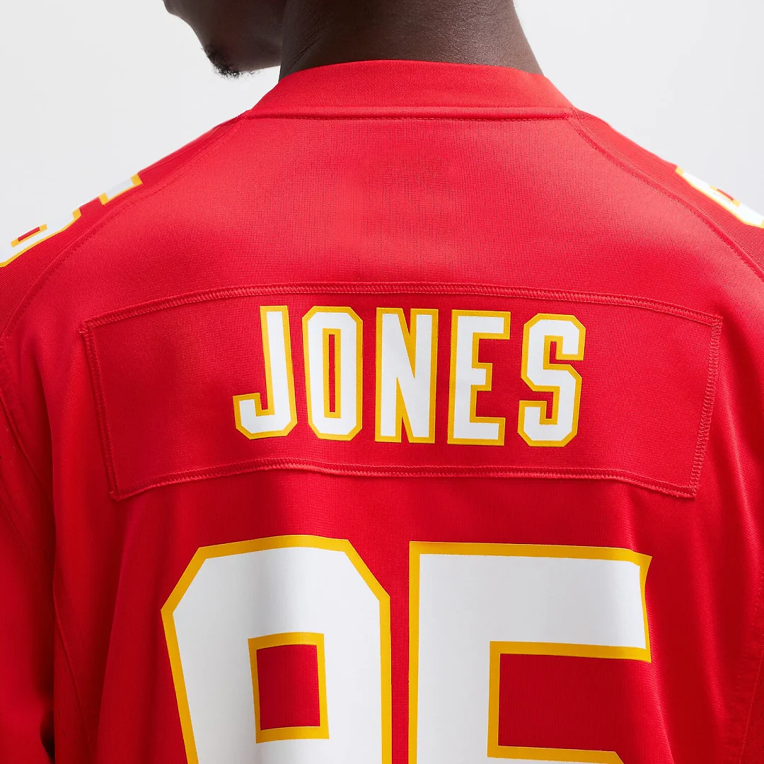 Zennovawear Chris Jones Kansas City Chiefs Game Jersey - Red