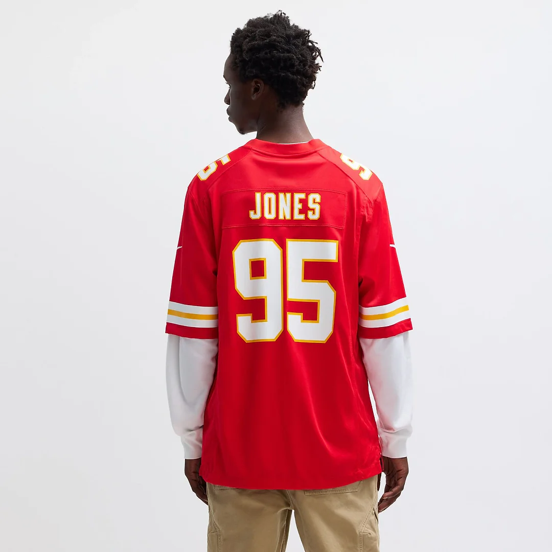 Zennovawear Chris Jones Kansas City Chiefs Game Jersey - Red