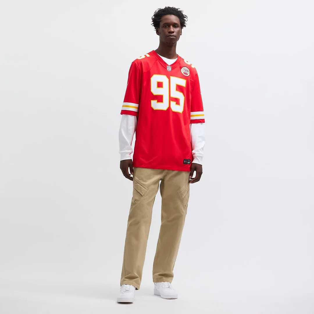 Zennovawear Chris Jones Kansas City Chiefs Game Jersey - Red