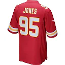 Zennovawear Chris Jones Kansas City Chiefs Game Jersey - Red