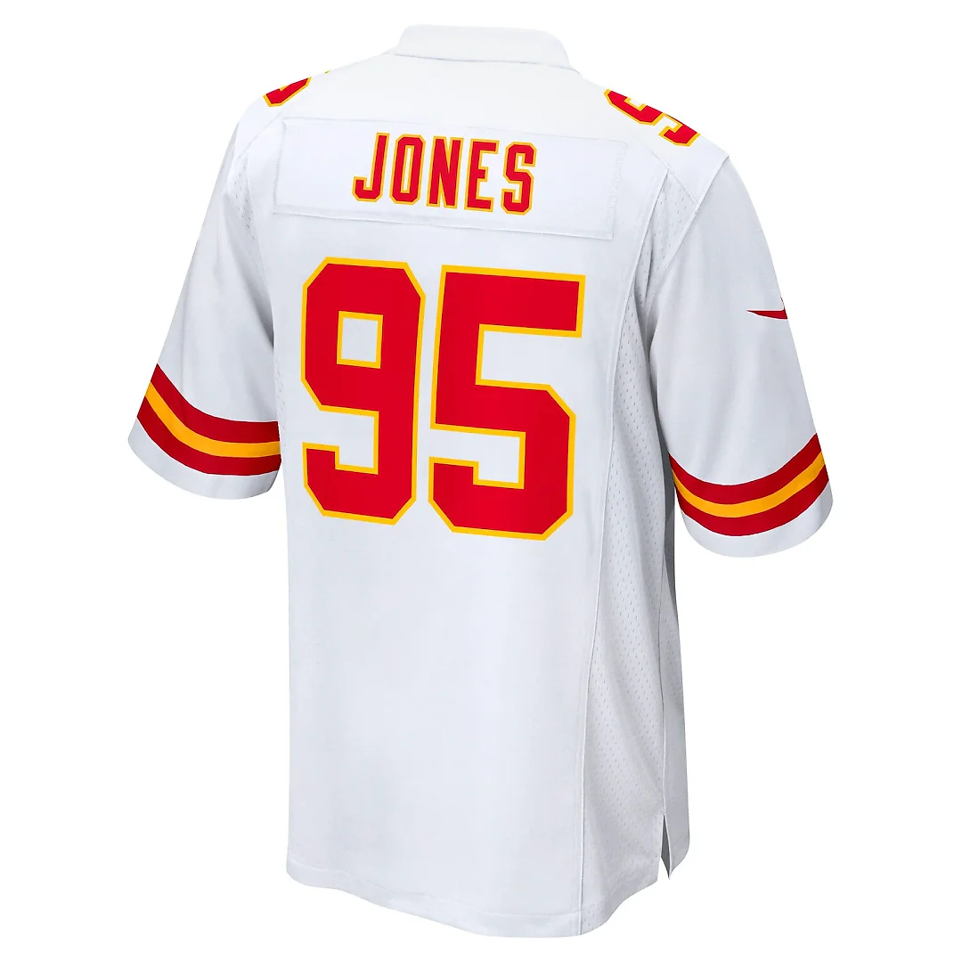 Zennovawear Chris Jones Kansas City Chiefs Game Jersey - White