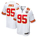 Zennovawear Chris Jones Kansas City Chiefs Game Jersey - White