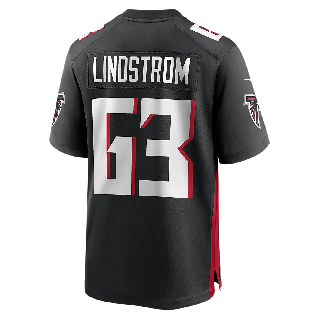 Zennovawear Chris Lindstrom Atlanta Falcons Game Jersey - Black