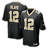 Zennovawear Chris Olave New Orleans Saints Player Game Jersey - Black