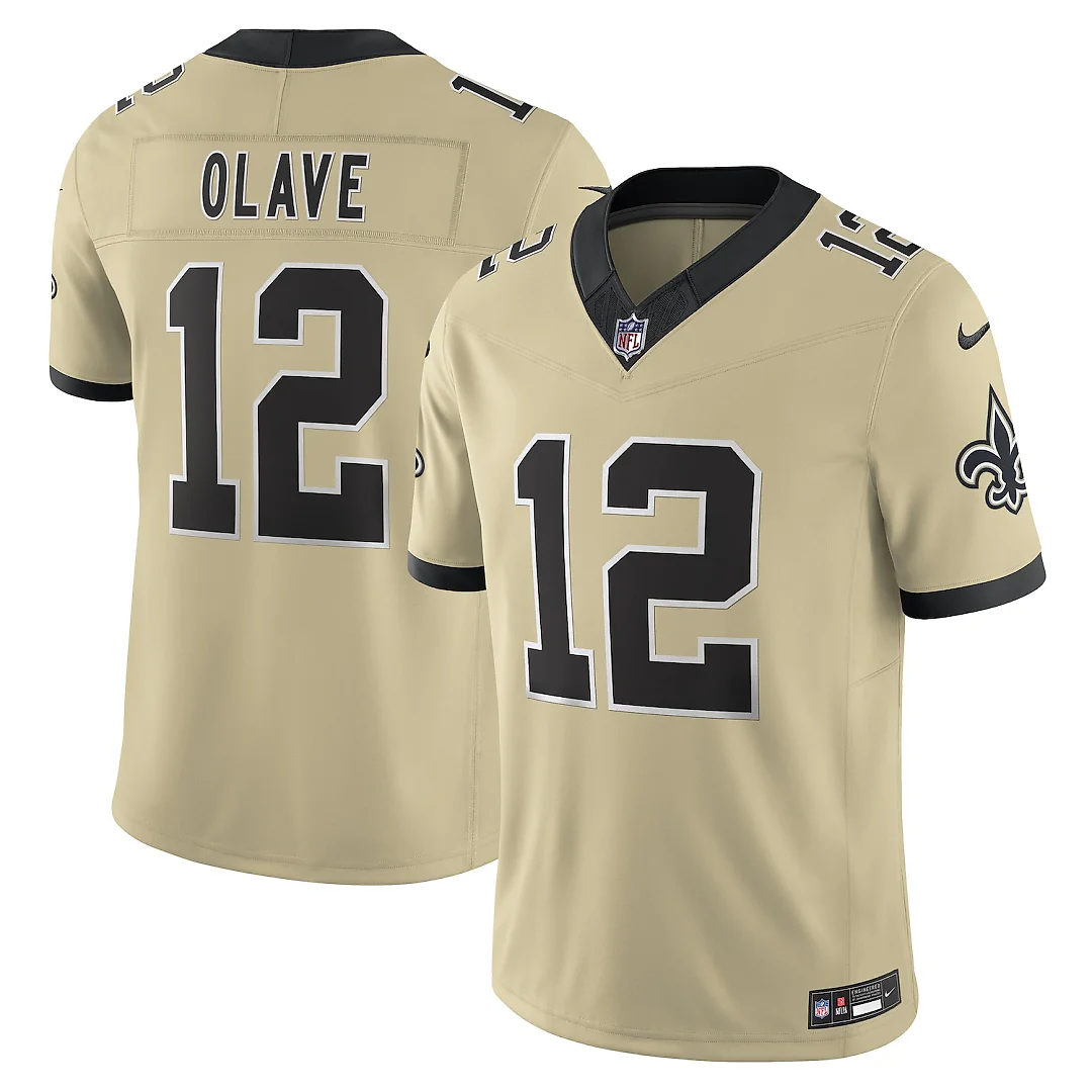 Zennovawear Chris Olave New Orleans Saints Gameday Golds Alternate Vapor FUSE. Limited Jersey - Gold