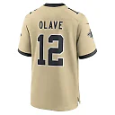 Zennovawear Chris Olave New Orleans Saints Gameday Golds Alternate Game Player Jersey - Gold