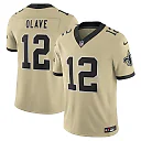 Zennovawear Chris Olave New Orleans Saints Gameday Golds Alternate Vapor FUSE. Limited Jersey - Gold