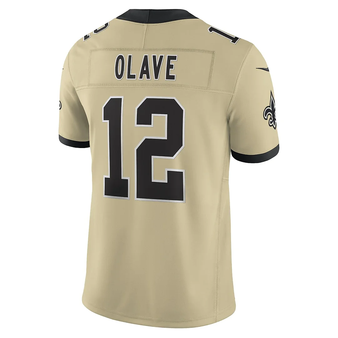 Zennovawear Chris Olave New Orleans Saints Gameday Golds Alternate Vapor FUSE. Limited Jersey - Gold
