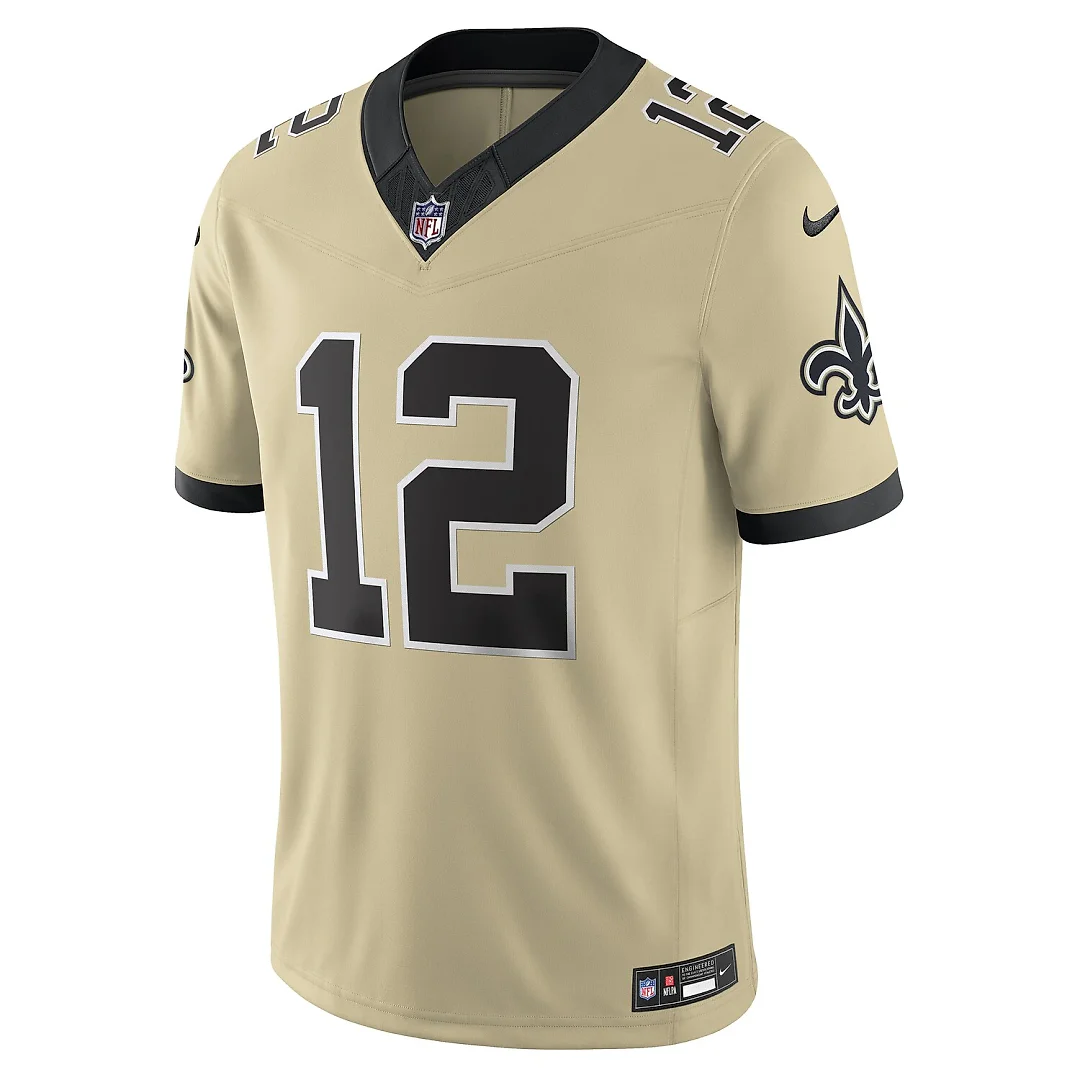 Zennovawear Chris Olave New Orleans Saints Gameday Golds Alternate Vapor FUSE. Limited Jersey - Gold